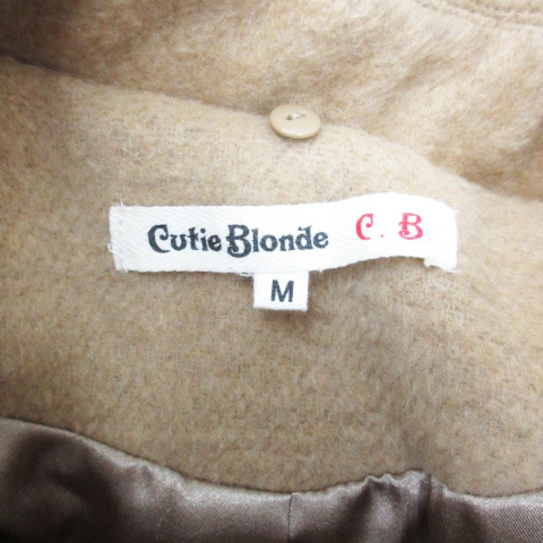 Cutie Blonde(キューティーブロンド)のキューティーブロンド Pコート ピーコート ショート ステンカラー M ベージュ レディースのジャケット/アウター(ピーコート)の商品写真