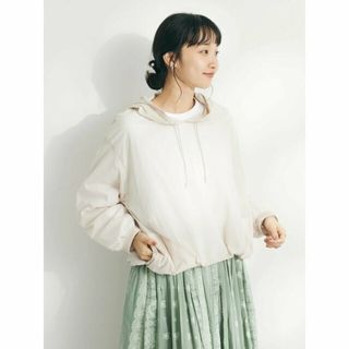 クラフトスタンダードブティック(CRAFT STANDARD BOUTIQUE)の【ベージュ】シアーアノラックパーカー/24SS(カットソー(長袖/七分))