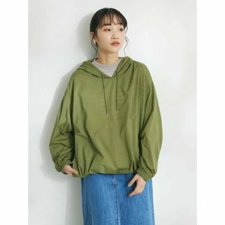 クラフトスタンダードブティック(CRAFT STANDARD BOUTIQUE)の【カーキ】シアーアノラックパーカー/24SS(カットソー(長袖/七分))