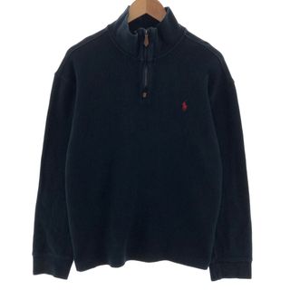 ラルフローレン(Ralph Lauren)の古着 ラルフローレン Ralph Lauren POLO by Ralph Lauren ハーフジップスウェットシャツ トレーナー メンズL /eaa382724(スウェット)