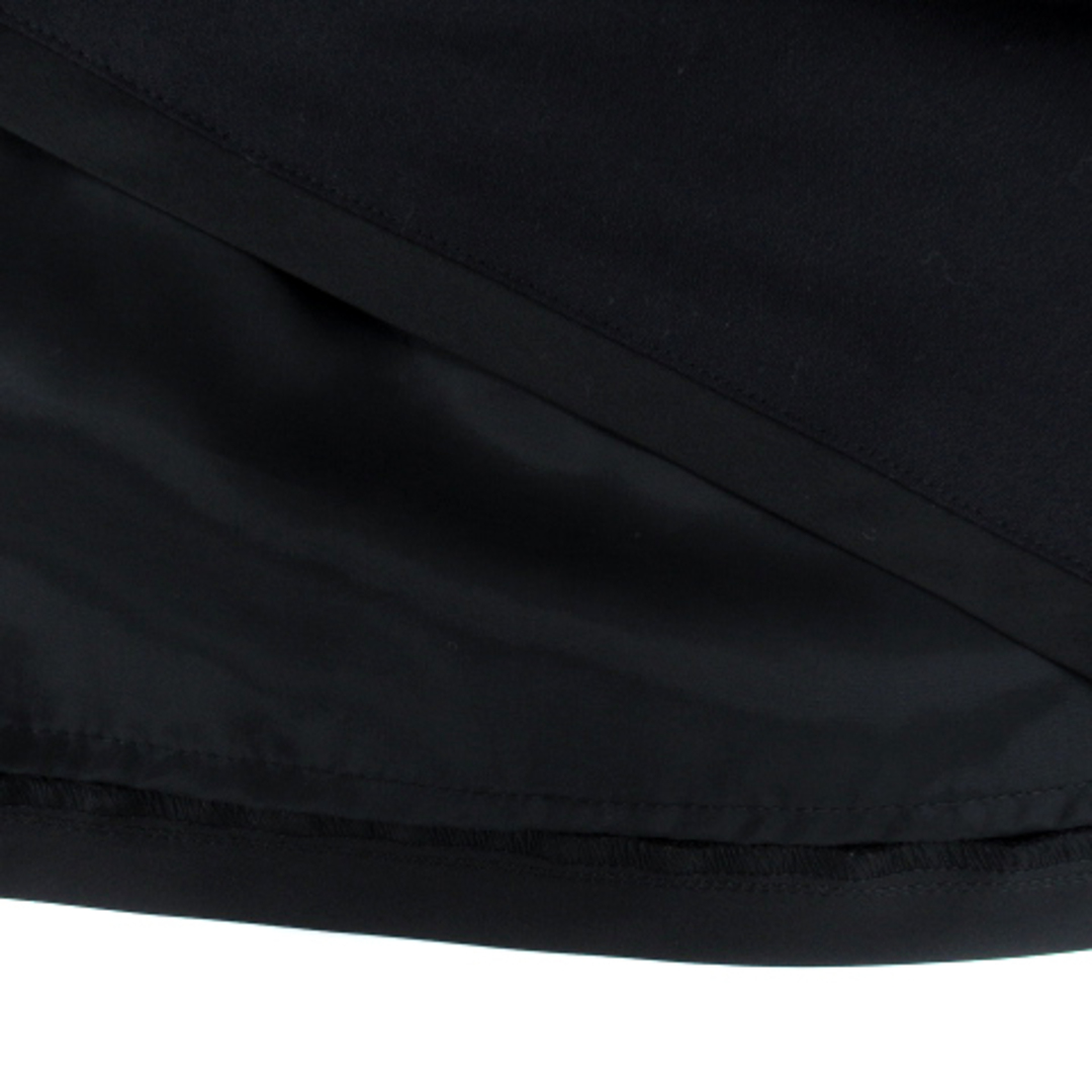 ReFLEcT(リフレクト)のリフレクト ティアードスカート フレアスカート ひざ丈 無地 9 黒 ブラック レディースのスカート(ひざ丈スカート)の商品写真