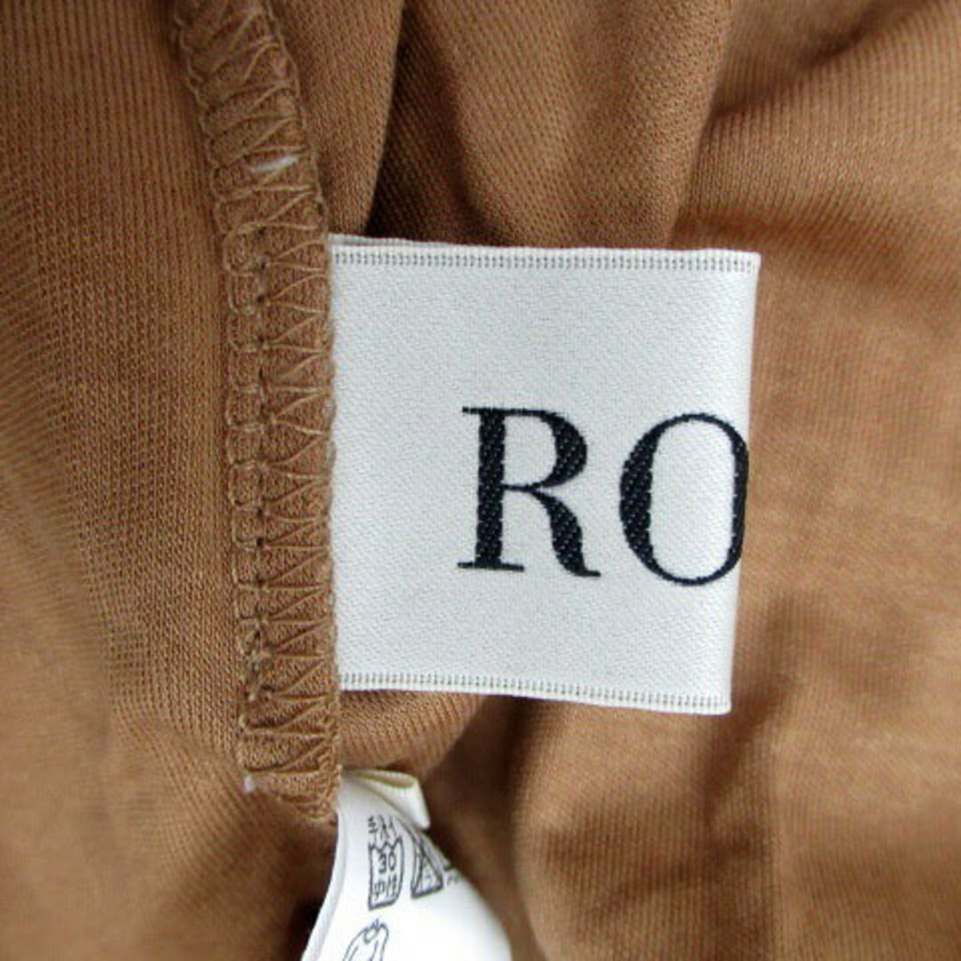 ROPE’(ロペ)のロペ ROPE カーディガン ロング丈 前開き ベルト付き 38 茶色 ブラウン レディースのトップス(カーディガン)の商品写真