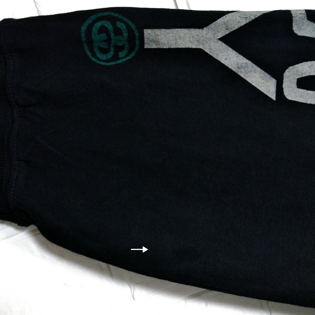 STUSSY(ステューシー)の【STUSSY】USA製　袖ロゴ　pigment dye 長袖　ロンT メンズのトップス(Tシャツ/カットソー(七分/長袖))の商品写真