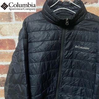 コロンビア(Columbia)のR35 Columbia ダウンジャケット 古着 ブラックジャケット XL相当(ダウンジャケット)