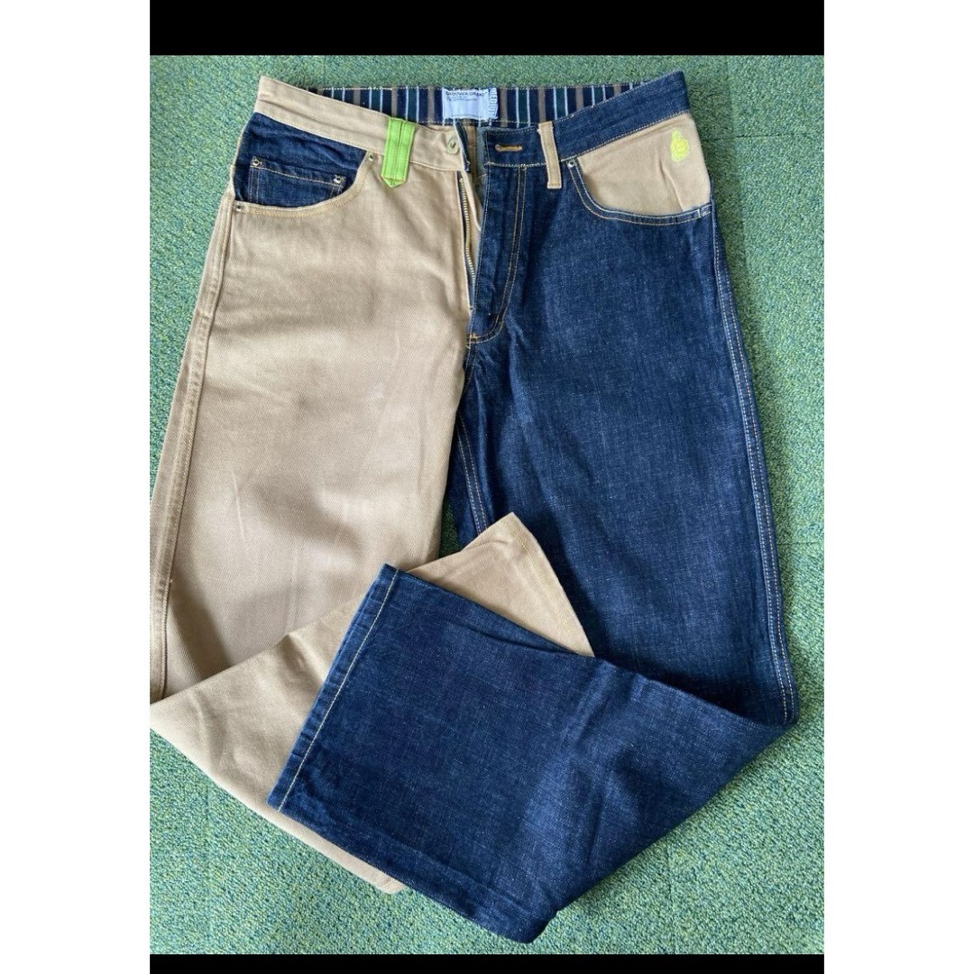 グローバーグランド　ツートン　デニムパンツ メンズのパンツ(デニム/ジーンズ)の商品写真