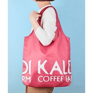 カルディ(KALDI)のカルディ　オンラインストア限定　エコバッグ　スモーキーピンク(エコバッグ)