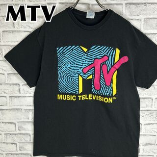 MTV - MTV エムティービー ビッグロゴ ミュージックテレビ Tシャツ 半袖 輸入品