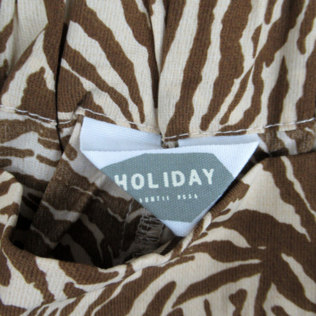 holiday(ホリデイ)のホリデイ holiday フレアスカート ゼブラ柄 F ブラウン 茶 ベージュ レディースのスカート(ロングスカート)の商品写真