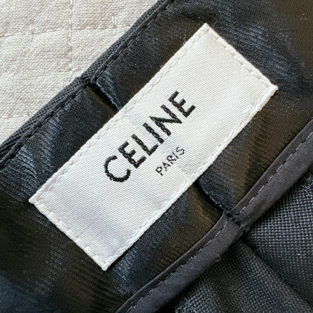 celine(セリーヌ)のセリーヌ CELINE スラックス パンツ ズボン 2P108659D ブラック レディースのパンツ(その他)の商品写真