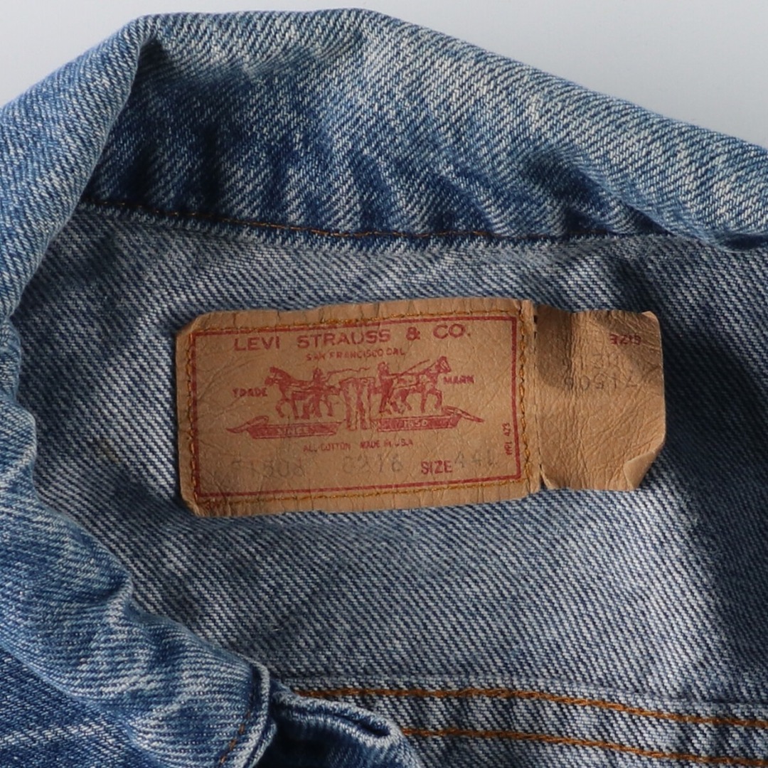 Levi's(リーバイス)の古着 90年代 リーバイス Levi's 71506-0216 デニムジャケット Gジャン USA製 メンズM ヴィンテージ /eaa424645 メンズのジャケット/アウター(Gジャン/デニムジャケット)の商品写真