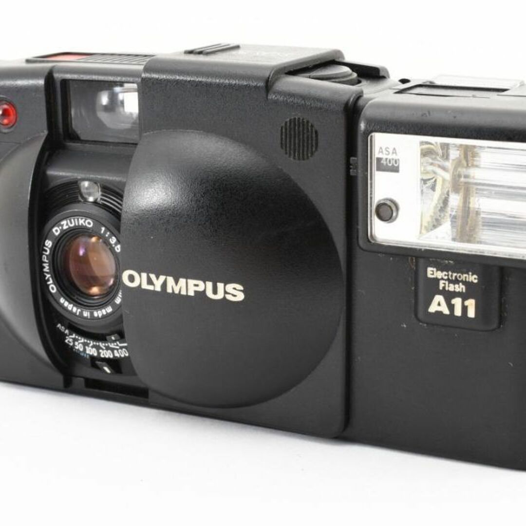 OLYMPUS(オリンパス)の✨完動品✨OLYMPUS オリンパス XA2 A11 セット フィルムカメラ スマホ/家電/カメラのカメラ(フィルムカメラ)の商品写真