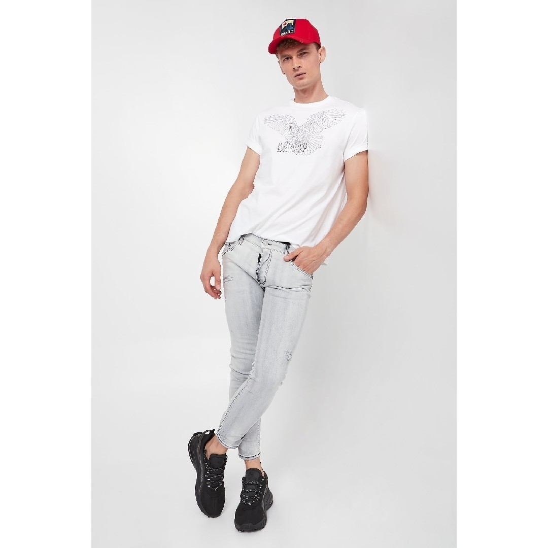 DSQUARED2 - DSQUARED2 22AW 裾ロゴ&ブリーチ&ダメージ加工 DSQUARED2 - DSQUARED2 22AW 裾ロゴ&ブリーチ&ダメージ加工