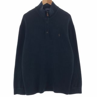 ラルフローレン(Ralph Lauren)の古着 ラルフローレン Ralph Lauren POLO RALPH LAUREN ハーフジップスウェットシャツ トレーナー ハーフジップ /eaa391230(スウェット)