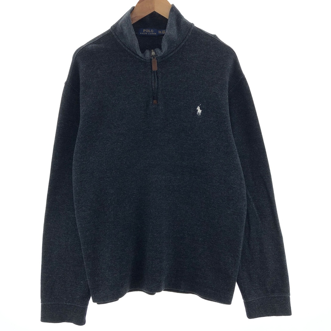 Ralph Lauren(ラルフローレン)の古着 ラルフローレン Ralph Lauren POLO RALPH LAUREN ハーフジップスウェットシャツ トレーナー メンズXXL /eaa391233 メンズのトップス(スウェット)の商品写真