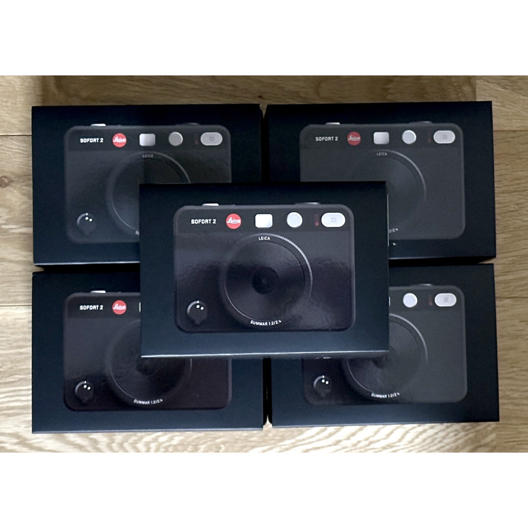 LEICA(ライカ)の【5台セット】Leica (ライカ) ゾフォート2 ブラック スマホ/家電/カメラのカメラ(フィルムカメラ)の商品写真