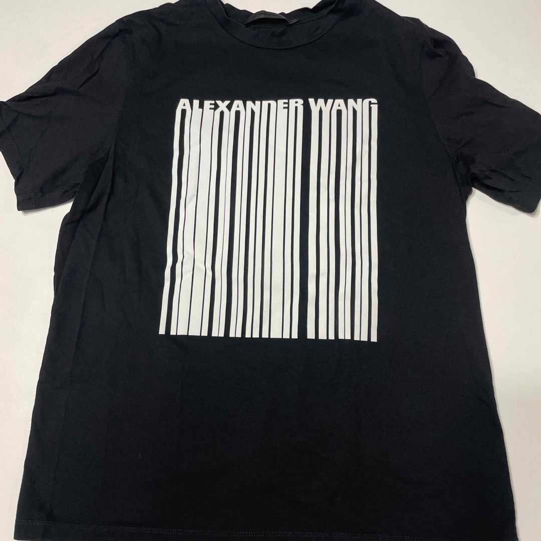 Alexander Wang(アレキサンダーワン)のALEXANDER WANG 46 ブラックバーコードTシャツ メンズのトップス(Tシャツ/カットソー(半袖/袖なし))の商品写真