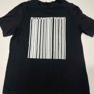 アレキサンダーワン(Alexander Wang)のALEXANDER WANG 46 ブラックバーコードTシャツ(Tシャツ/カットソー(半袖/袖なし))