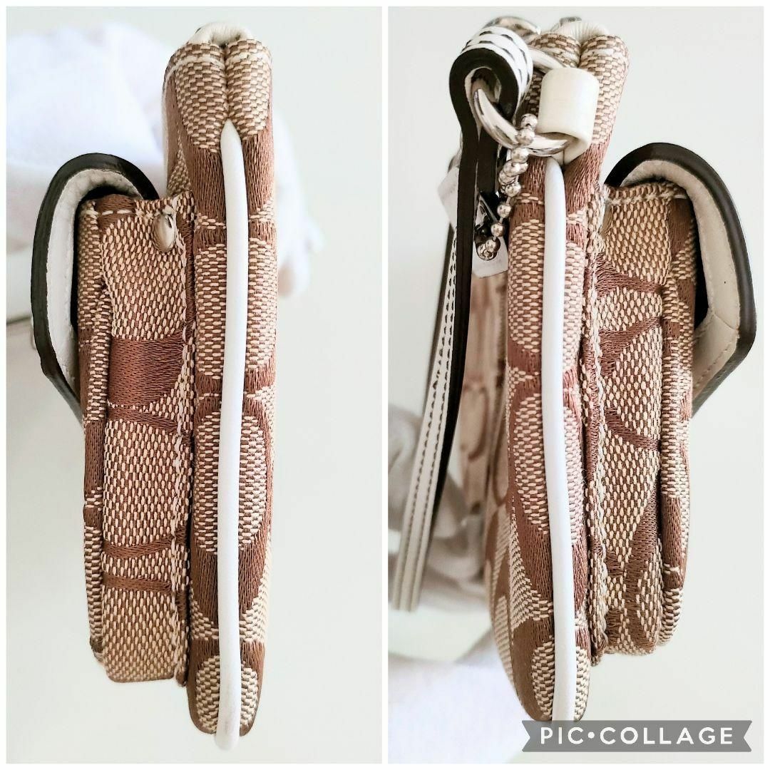 COACH(コーチ)の未使用級　コーチ　COACH　小銭入れ　ミニハンドバック　長財布　ポーチ　小物 レディースのファッション小物(コインケース)の商品写真