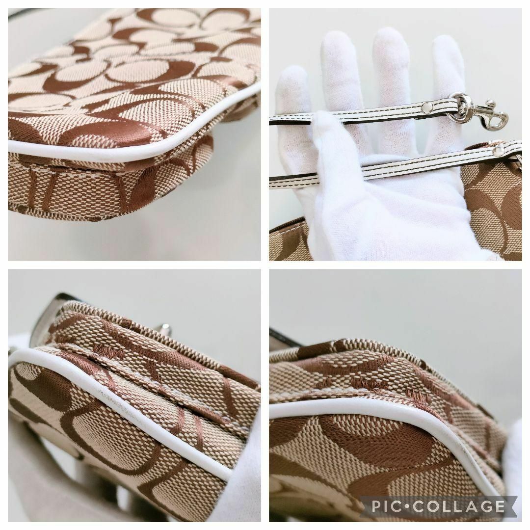 COACH(コーチ)の未使用級　コーチ　COACH　小銭入れ　ミニハンドバック　長財布　ポーチ　小物 レディースのファッション小物(コインケース)の商品写真