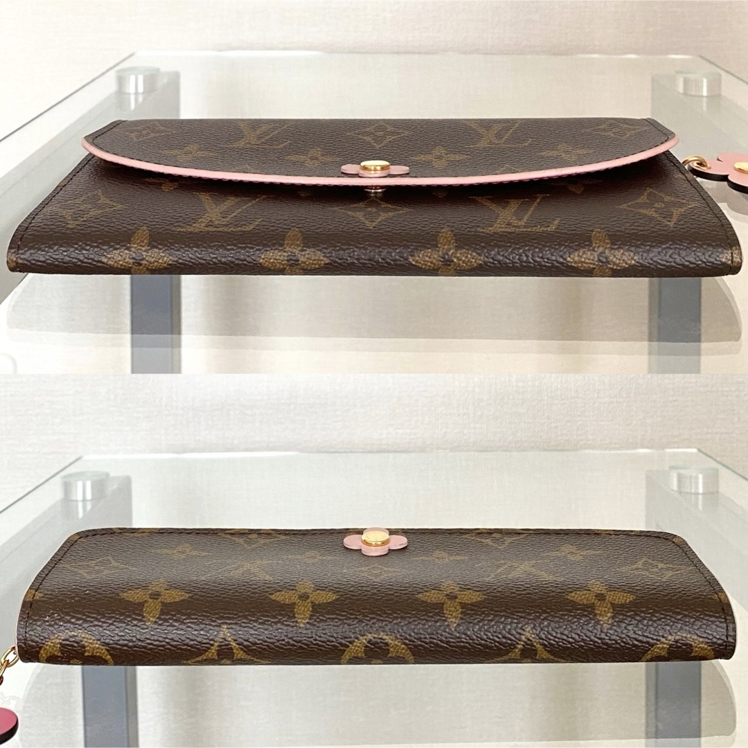 LOUIS VUITTON(ルイヴィトン)の【未使用・保管品】ポルトフォイユ・エミリー　長財布　ピンク レディースのファッション小物(財布)の商品写真