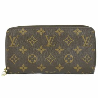 ルイヴィトン(LOUIS VUITTON)の本物 ルイヴィトン LOUIS VUITTON LV ジッピーオーガナイザー モノグラム ラウンドファスナー 長財布 ブラウン M60002 ビトン 財布 ウォレット 中古(財布)