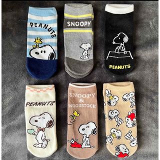 スヌーピー(SNOOPY)のスヌーピー   6足　靴下　まとめ売り(ソックス)