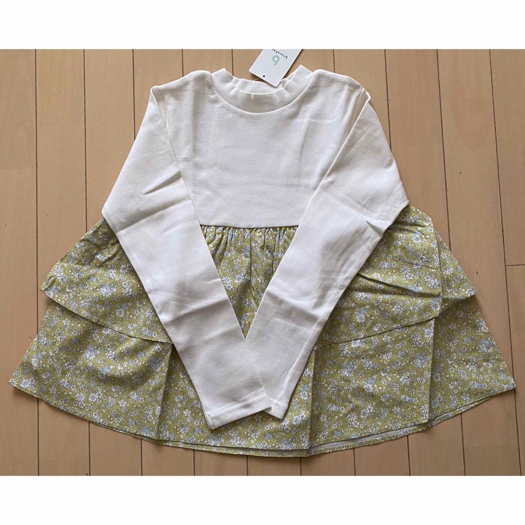 Branshes(ブランシェス)のブランシェス 裾フリル長袖Tシャツ 150 キッズ/ベビー/マタニティのキッズ服女の子用(90cm~)(Tシャツ/カットソー)の商品写真