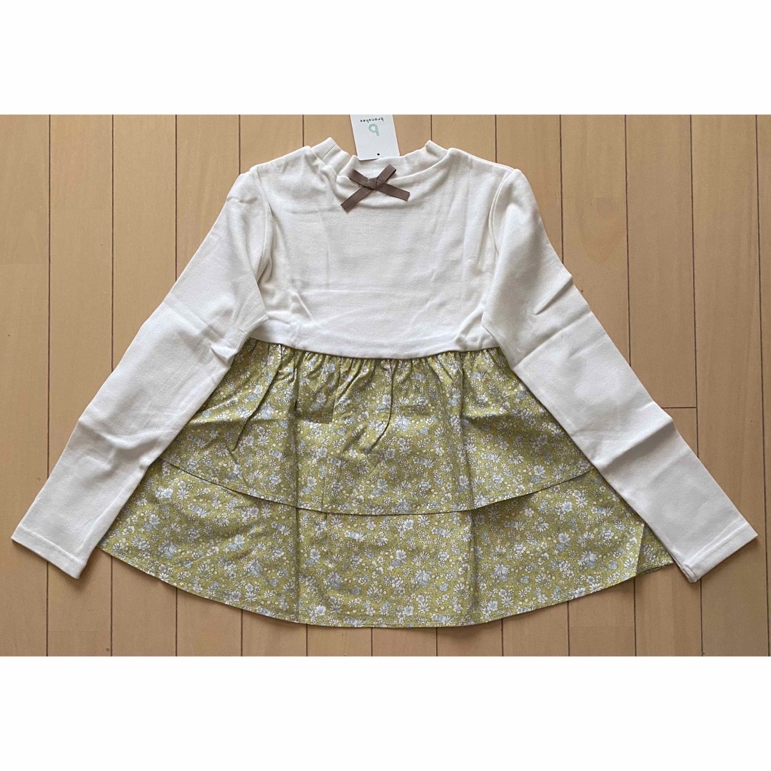 Branshes(ブランシェス)のブランシェス 裾フリル長袖Tシャツ 150 キッズ/ベビー/マタニティのキッズ服女の子用(90cm~)(Tシャツ/カットソー)の商品写真