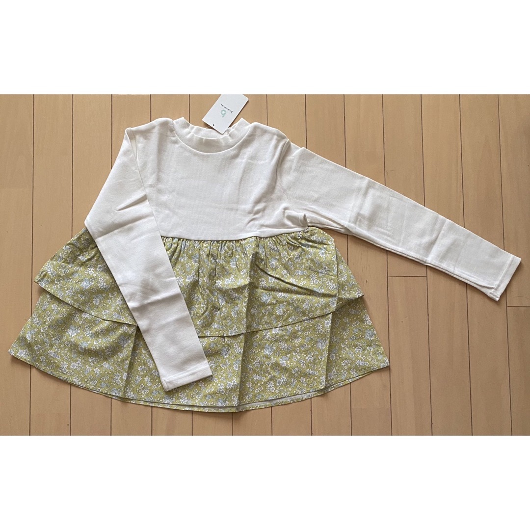 Branshes(ブランシェス)のブランシェス 裾フリル長袖Tシャツ 150 キッズ/ベビー/マタニティのキッズ服女の子用(90cm~)(Tシャツ/カットソー)の商品写真