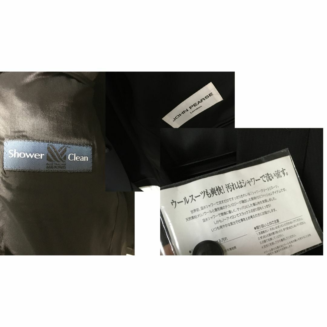KONAKA(コナカ)のS-M対象、春夏、メンズスーツ上下、形状記憶ブラック系スーツ メンズのスーツ(セットアップ)の商品写真