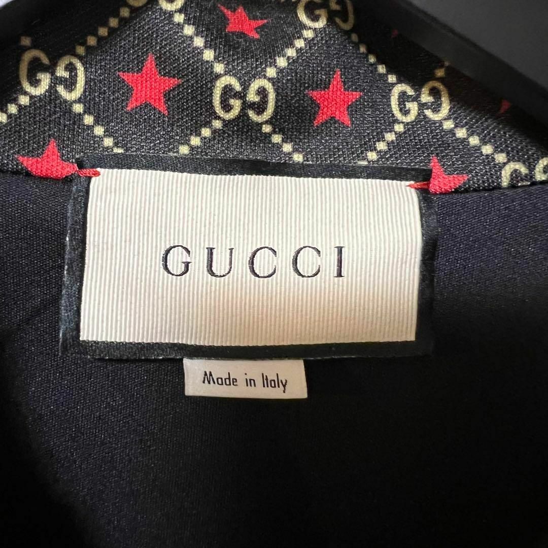 Gucci(グッチ)の【未使用品】GUCCI グッチ ジャージ　黒 XL GGスター シェリーライン メンズのジャケット/アウター(ブルゾン)の商品写真