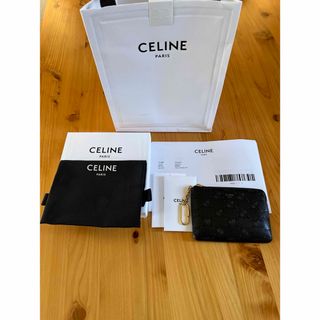 セリーヌ(celine)の人気品　セリーヌ　コイン＆カードポーチ キーチェーン　トリオンフ エンボス(コインケース)