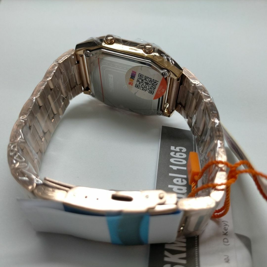 30m防水コンパクト デジアナウォッチ デジタルアナログ腕時計ステンレスRGP メンズの時計(腕時計(デジタル))の商品写真