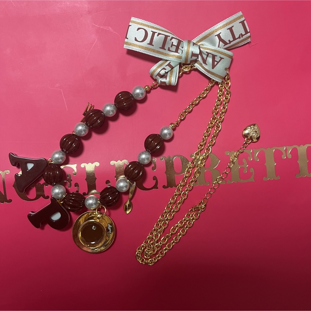 Angelic Pretty(アンジェリックプリティー)のangelic pretty melty chocolateネックレス レディースのアクセサリー(ネックレス)の商品写真