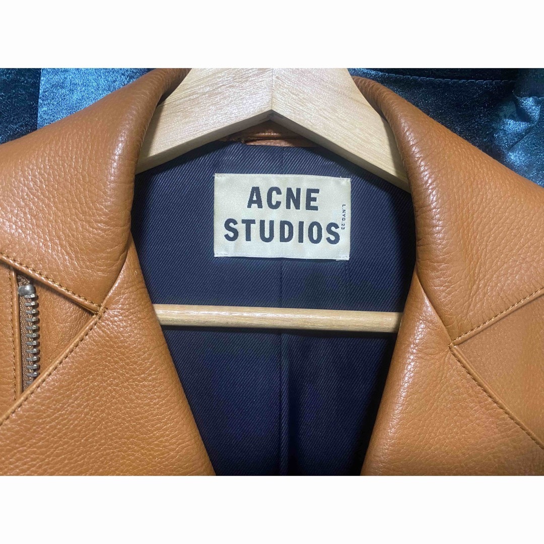 Acne Studios(アクネストゥディオズ)の【希少品】Acne Studios GIBSON ライダースジャケット メンズのジャケット/アウター(ライダースジャケット)の商品写真