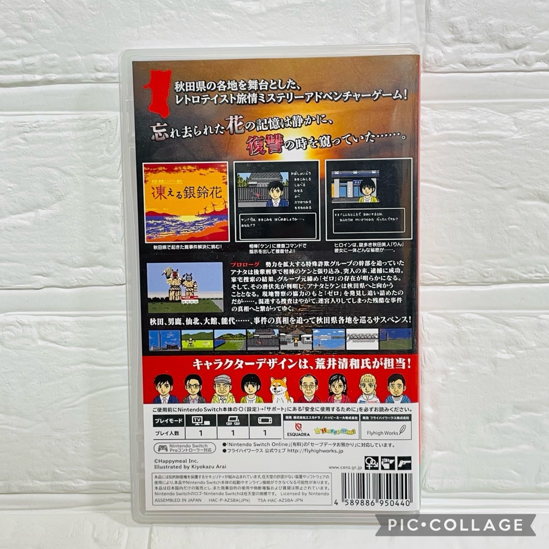 Nintendo Switch(ニンテンドースイッチ)の秋田・男鹿ミステリー案内 凍える銀鈴花 エンタメ/ホビーのゲームソフト/ゲーム機本体(家庭用ゲームソフト)の商品写真