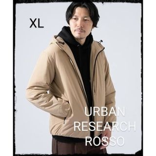 アーバンリサーチロッソ(URBAN RESEARCH ROSSO)の【美品】ハイクオリティ中綿ライトフードジャケット(ブルゾン)