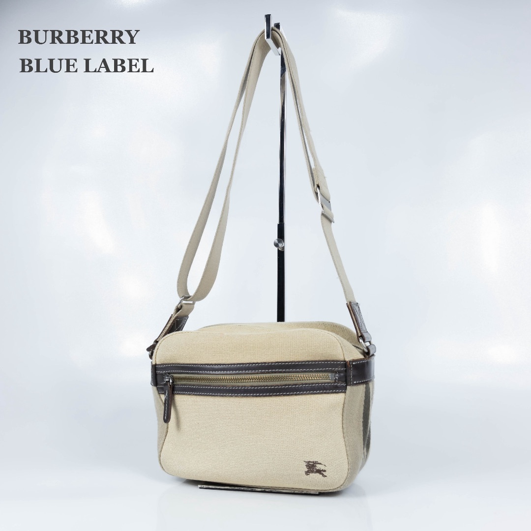 BURBERRY BLUE LABEL(バーバリーブルーレーベル)の【BURBERRY BLUE LABEL】ショルダーバッグ　ベージュ　コットン レディースのバッグ(ショルダーバッグ)の商品写真