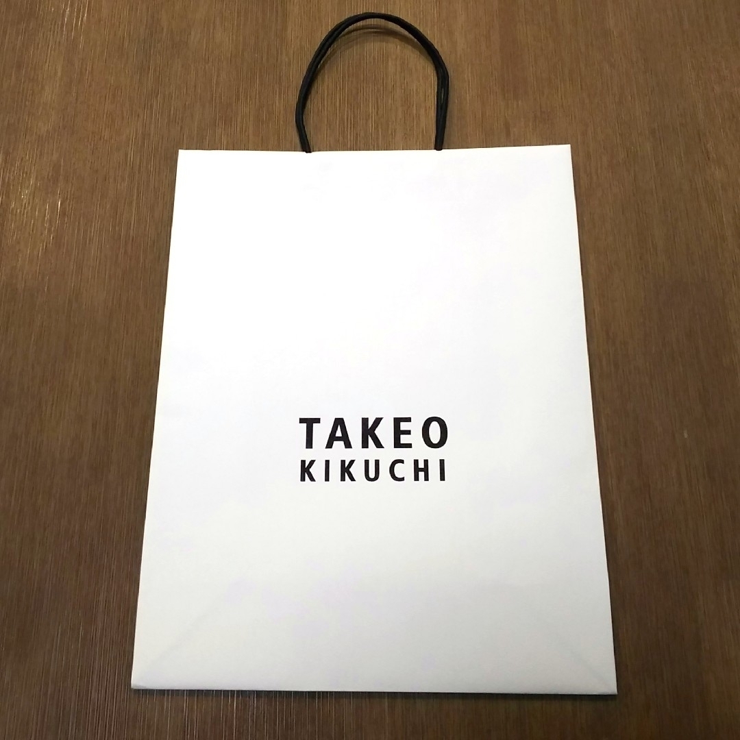 TAKEO KIKUCHI(タケオキクチ)の【TAKEO KIKUCHI】ショップ袋  ショッパー  紙袋 エンタメ/ホビーのコレクション(その他)の商品写真