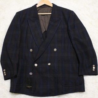 ランバン(LANVIN)のランバン LANVIN　ダブル ウール テーラードジャケット(テーラードジャケット)