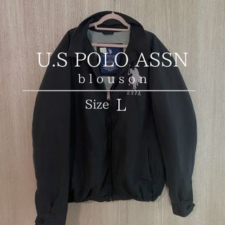 ユーエスポロアッスン(U.S. POLO ASSN.)の【超美品】ユーエスポロアッスン ビッグポニー 刺繍 ジャケット ブルゾン L(ブルゾン)