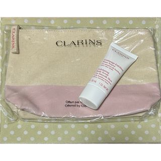 クラランス(CLARINS)の新品　クラランス　スムージング　ボディ　スクラブ　ポーチ　クレンジングクリーム(ボディスクラブ)