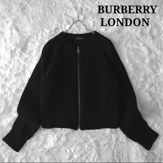 バーバリー(BURBERRY) カーディガン(レディース)(ブラック/黒色系)の バーバリー(BURBERRY) カーディガン(レディース)(ブラック/黒色系)の