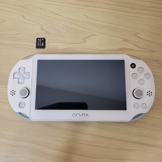 プレイステーションヴィータ(PlayStation Vita)のPSVITA PCH-2000 本体+SDカード(携帯用ゲーム機本体)
