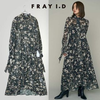 FRAY I.D - FRAY I.D フレイアイディー バックリボン ワンピース 