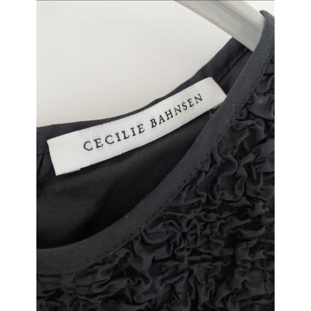 CECILIE BAHNSEN(セシリーバンセン)の31日までセール！セシリーバンセン ラッフルトリムブラウス レディースのトップス(シャツ/ブラウス(半袖/袖なし))の商品写真