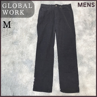 GLOBAL WORK - グローバルワーク デニムパンツ ジーンズ ブラック ストレート M メンズ