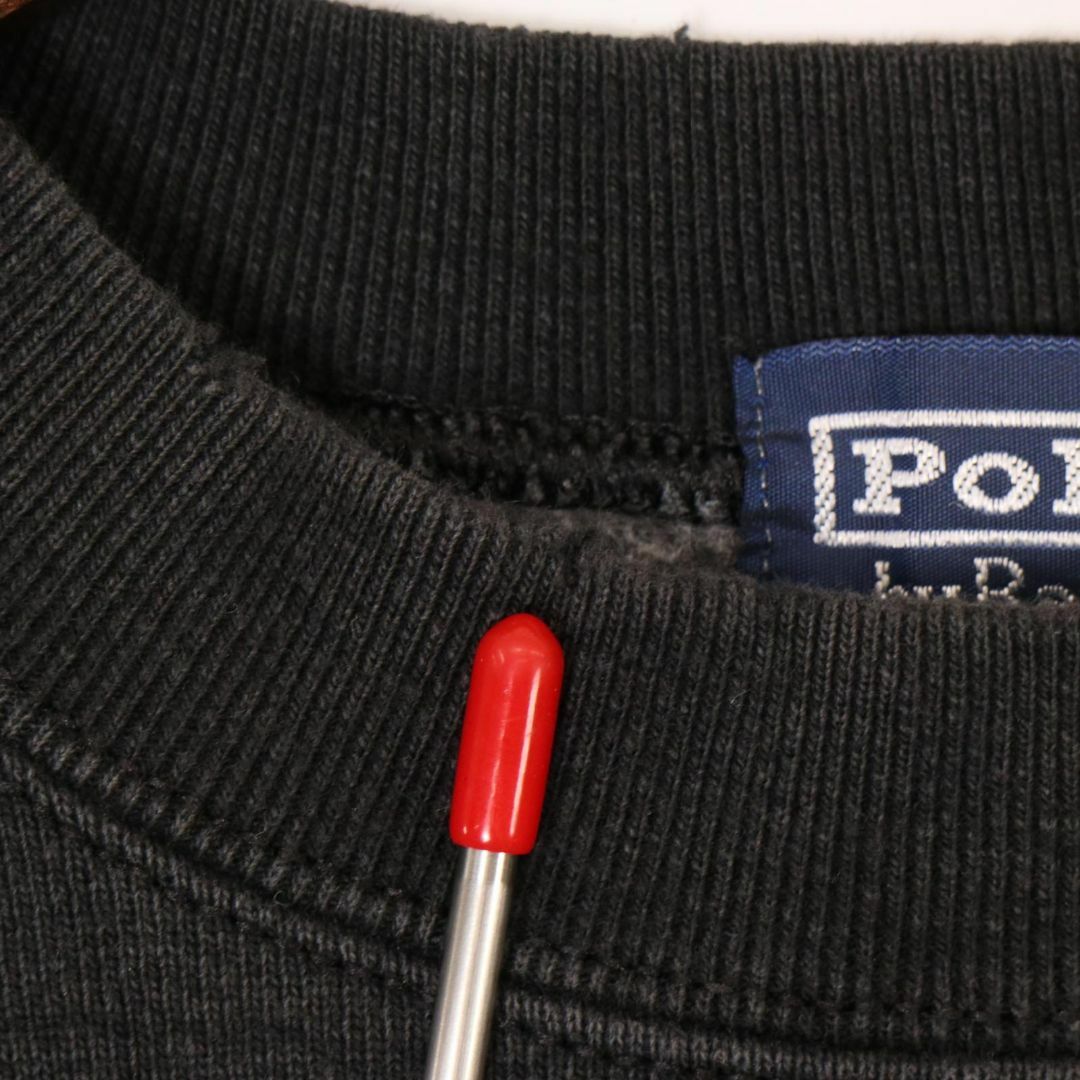 POLO RALPH LAUREN(ポロラルフローレン)のPolo by Ralph Lauren 90s USA製 ロゴ刺繍 スウェット メンズのトップス(スウェット)の商品写真