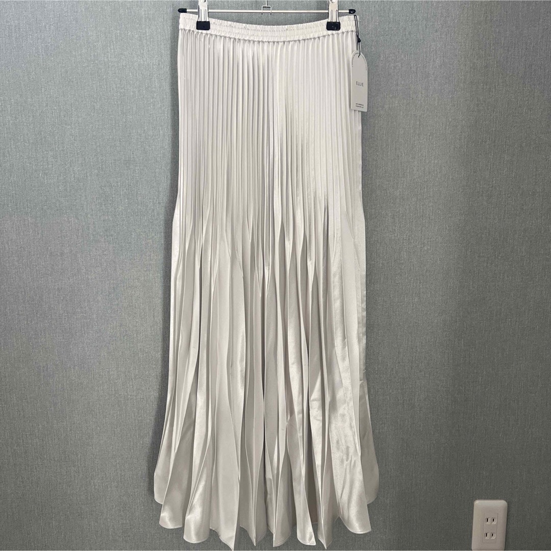ELLIE エリー ♡ プリーツスカート WHITE 白 レディースのスカート(ロングスカート)の商品写真