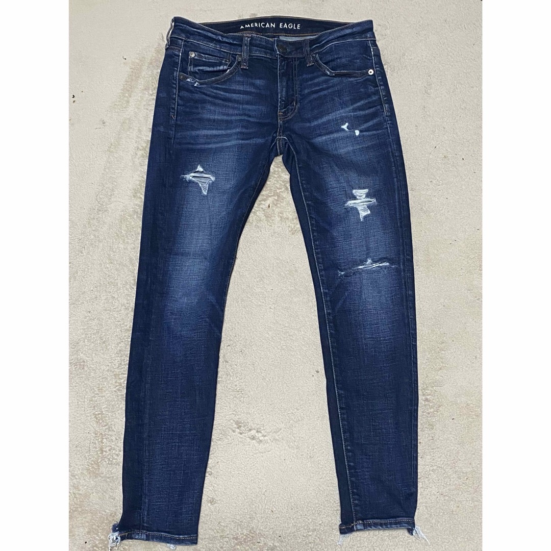 American Eagle(アメリカンイーグル)のアメリカンイーグル☆JEGGING ☆スキニーストレッチデニム☆ 6 SHORT メンズのパンツ(デニム/ジーンズ)の商品写真